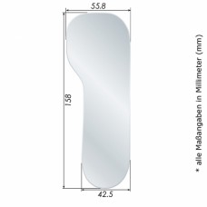 Intraoral Photo Mirror 02, lateral,
Front Surface, for adults,
Material: stainless steel